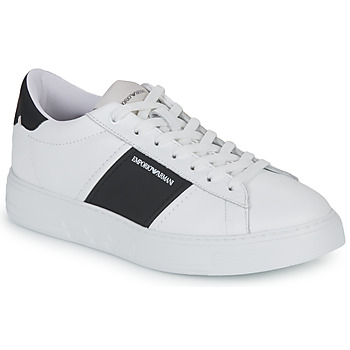 Shoes Men Low top trainers Emporio Armani X4X570-XN010-Q908 White / Black