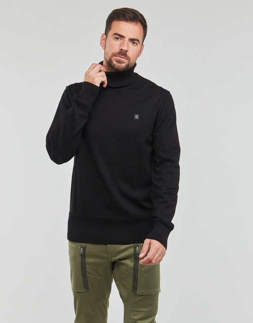 ! G-Star NET Premium Raw delivery Spartoo turtle | knit Clothing Free jumpers - Men Black - core