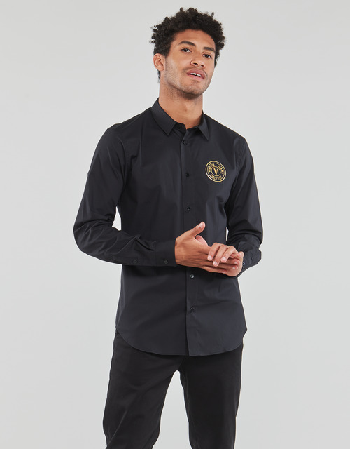 boekje Pedagogie Inferieur Versace Jeans Couture 73GAL2S7-899 Black / Gold - Free delivery | Spartoo  NET ! - Clothing long-sleeved shirts Men USD/$158.40
