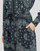 Clothing Women Long Dresses Tommy Hilfiger BANDANA VIS MIDI SHIRT DRESS LS Marine