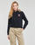 Clothing Women sweaters Tommy Hilfiger REG MONOGRAM EMB HOODIE LS Marine