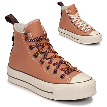 Shoes Women High top trainers Converse Chuck Taylor All Star Lift Winter Tones Pink