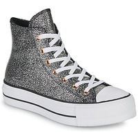 Shoes Women High top trainers Converse Chuck Taylor All Star Lift Forest Glam Hi Black