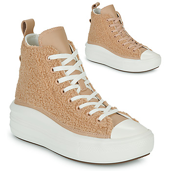 Shoes Women High top trainers Converse Chuck Taylor All Star Move Cozy Utility Hi Beige