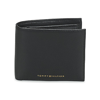 Bags Men Wallets Tommy Hilfiger PREMIUM LEATHER CC FLAP AND COIN Black