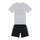 Clothing Children Sets & Outfits adidas Originals SHORT TEE SET Black / White