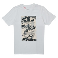 material Boy short-sleeved t-shirts adidas Originals HK0279 White