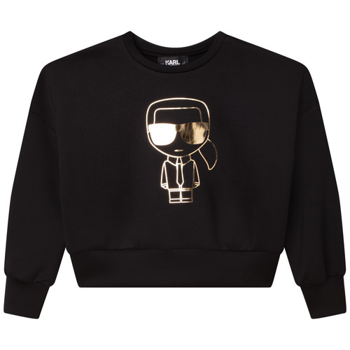 Clothing Girl sweaters Karl Lagerfeld Z15403-09B Black