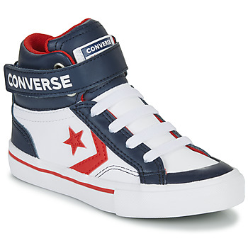 Shoes Children High top trainers Converse Pro Blaze Strap Hi White / Blue