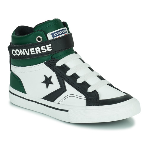 Shoes Children High top trainers Converse Pro Blaze Strap Hi White / Green