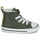 Shoes Children High top trainers Converse Chuck Taylor All Star 1V Lined Leather Hi Green