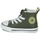 Shoes Children High top trainers Converse Chuck Taylor All Star 1V Lined Leather Hi Green