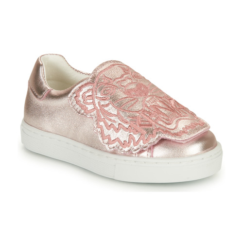 Shoes Girl Slip ons Kenzo K19113 Pink