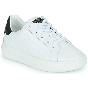 Shoes Boy Low top trainers Karl Lagerfeld Z29049 White / Black