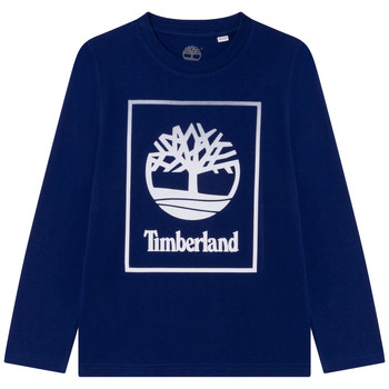Clothing Boy Long sleeved shirts Timberland T25T31-843 Blue
