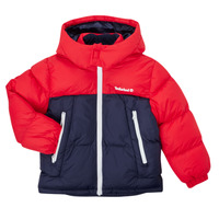 Clothing Boy Duffel coats Timberland T26575-988 Red / Marine