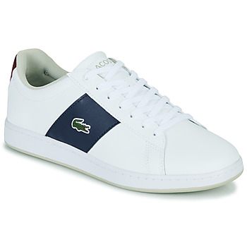 Shoes Men Low top trainers Lacoste CARNABY White / Marine / Bordeaux