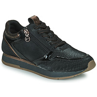 Shoes Women Low top trainers Tamaris 23603 Black / Coppery