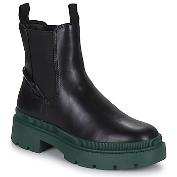 Shoes Women Mid boots Tamaris 25405-071 Black / Green