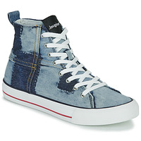 Shoes Women High top trainers Desigual BETA TRAVEL PATCH Blue