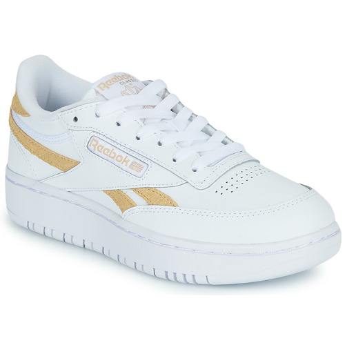 Shoes Women Low top trainers Reebok Classic Club C Double Reven White / Mustard