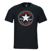Clothing Men short-sleeved t-shirts Converse GO-TO CHUCK TAYLOR CLASSIC PATCH TEE Black