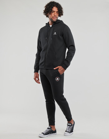 Converse GO-TO EMBROIDERED STAR CHEVRON FULL-ZIP HOODIE Black