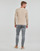 Clothing Men jumpers Only & Sons  ONSPANTER LIFE 12 STRUC CREW KNIT Beige