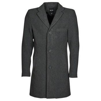 Clothing Men coats Only & Sons  ONSJAYLON WOOL COAT Grey