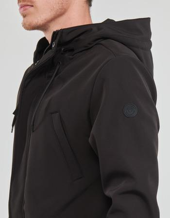 Only & Sons  ONSHALL HOOD SOFTSHELL PARKA Black