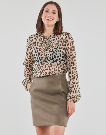 Clothing Women Blouses Noisy May NMVALERY Leopard