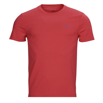 material Men short-sleeved t-shirts Polo Ralph Lauren K223SC08-SSCNCMSLM2-SHORT SLEEVE-T-SHIRT Red / Sunrise / Red