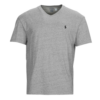 Clothing Men short-sleeved t-shirts Polo Ralph Lauren KSC08H-SSVNCLS-SHORT SLEEVE-T-SHIRT Grey / Mottled / Dark / Vintage / Heather