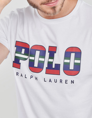 Polo Ralph Lauren G223SC41-SSCNCMSLM1-SHORT SLEEVE-T-SHIRT White / White