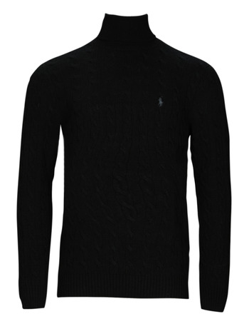 material Men jumpers Polo Ralph Lauren S224SC03-LSCABLETNPP-LONG SLEEVE-PULLOVER Black /  black