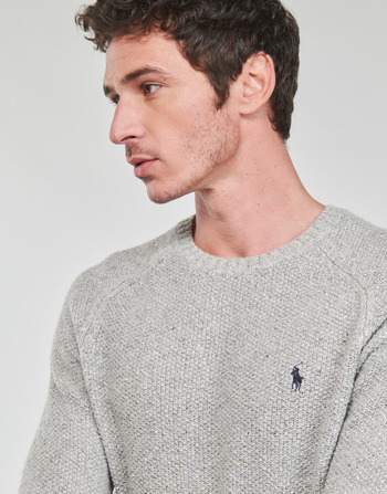 Polo Ralph Lauren S224SC06-LS SADDLE CN-LONG SLEEVE-PULLOVER Grey / Clear / Grey / Donegal