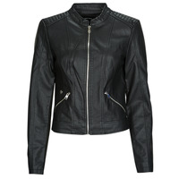 Clothing Women Leather jackets / Imitation le Vero Moda VMKHLOEFAVO Black