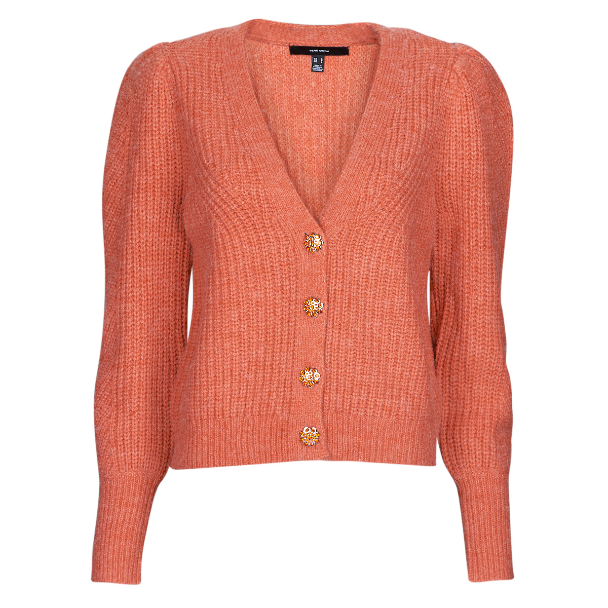 Clothing Women Jackets / Cardigans Vero Moda VMELKE Orange
