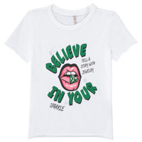 material Girl short-sleeved t-shirts Only KOGLUCY White