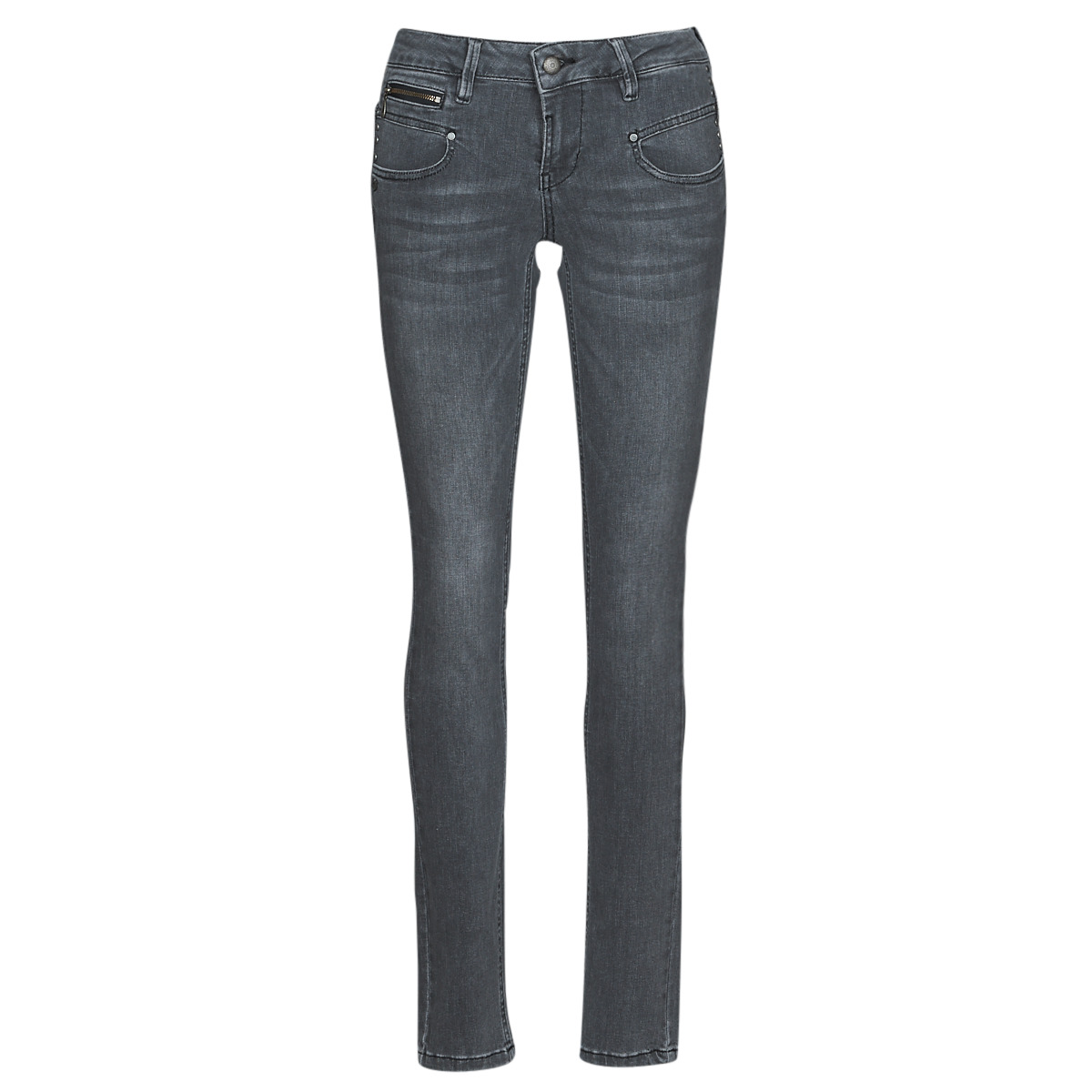 Clothing Women slim jeans Freeman T.Porter ALEXA SLIM S SDM Grey