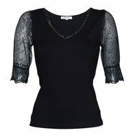 Clothing Women short-sleeved t-shirts Morgan DAMO Black