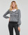 Clothing Women jumpers Morgan MACAO Grey / White / Black