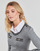 Clothing Women jumpers Morgan MACAO Grey / White / Black