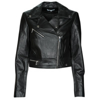 material Women Leather jackets / Imitation le Morgan GCUIR Black