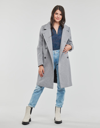 Clothing Women coats One Step DUARTE Grey