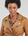 Clothing Women Leather jackets / Imitation le Vila VICARA COATED JACKET Brown