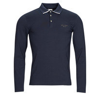 Clothing Men long-sleeved polo shirts Guess OLIVER LS Marine