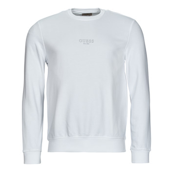 Clothing Men sweaters Guess FEBO CN FLEECE White