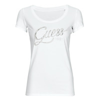 material Women short-sleeved t-shirts Guess BRYANNA SS White