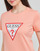 Clothing Women short-sleeved t-shirts Guess SS CN ORIGINAL TEE Pink